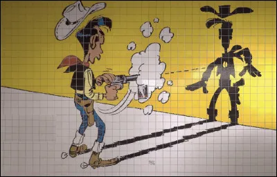 Qui est ce personnage de fiction en L, un cow-boy solitaire du Far-West américain, connu pour être l'homme qui tire plus vite que son ombre ?