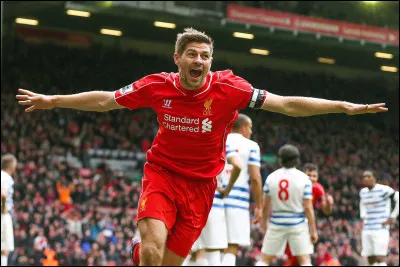 Steven Gerarrd a fait toute sa carrière en Europe à Liverpool :