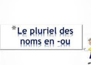 Quiz Pluriel de mots en -ou