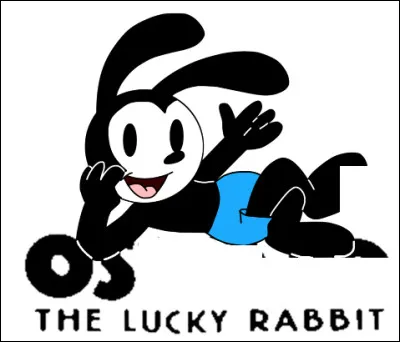 Qui est ce personnage en O de dessin animé, un lapin chanceux aux oreilles pendantes ?