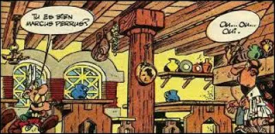 Qui est le propriétaire de l'auberge "Le Sanglier au vin" dans l'album "Le Bouclier Arverne" ?