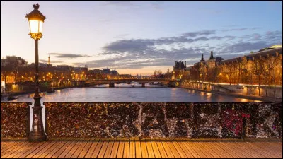 Quel pont relie le Louvre à la rive gauche de la Seine ?