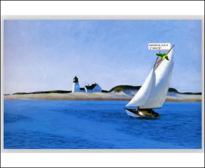 C'est le moment de hisser le cacatois... eh bien, voilà qui est fait !