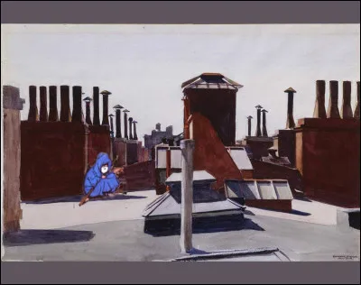 Il y a peu de monde sur les toits, mais tout de même !