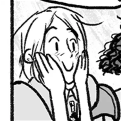 Les cheveux de Darcy sont…