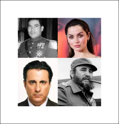 De quel pays sont originaires ces personnalités ?