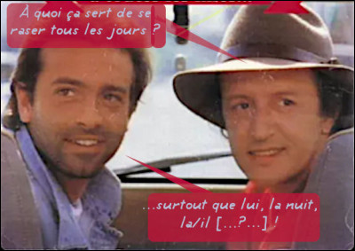 1990 > On commence très fort avec cette double interrogation : quel est - d'après l'image et le calembour douteux - le nom du compositeur ainsi que le titre à compléter : "Il faut..."