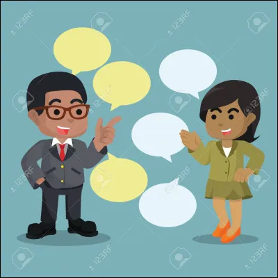 En classe il tarrive de bavarder...