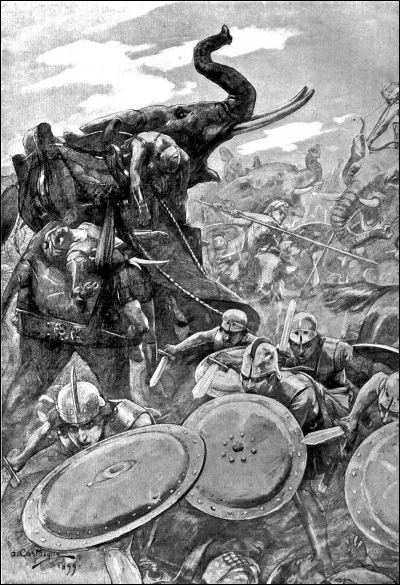 Quels animaux étaient employés comme arme de guerre par le célèbre carthaginois Hannibal Barca ?