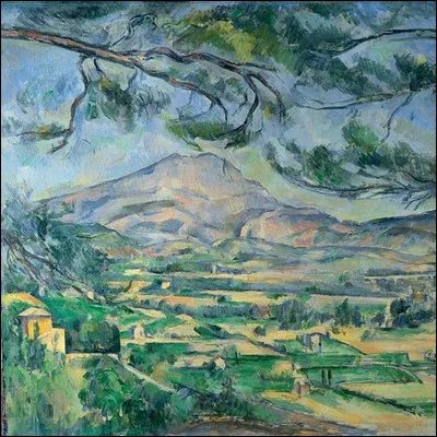 Toujours un paysage provençal. Par quel peintre furent réalisées de nombreuses toiles de la Montagne Sainte-Victoire ?