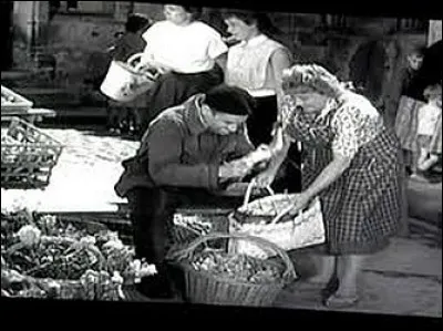 Dans quel film Louis de Funès vend officiellement des champignons sur le marché ?
