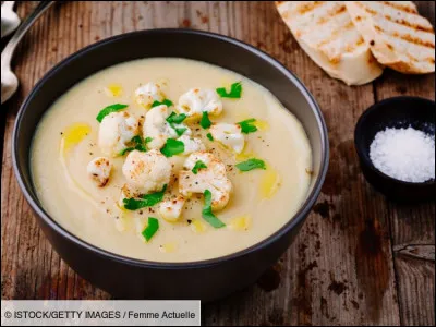 Quel est le nom donné à ce potage, classique de la cuisine française, à base de chou-fleur, devant son nom à la favorite d'un roi ?
