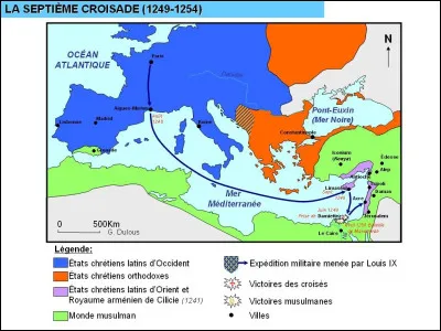 Quel fut le bilan de la septième croisade après le départ de Louis IX en Terre Sainte ?