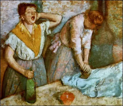 À qui doit-on la toile "Les Repasseuses" ?