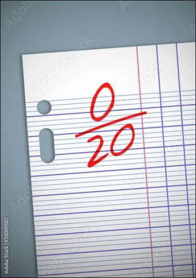 Tu as obtenu de mauvaises notes. Quelle est ta réaction ?