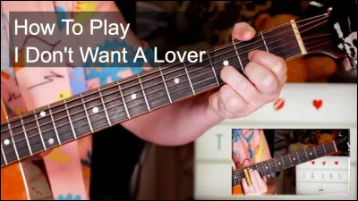 Quel groupe interprète "I don't want a lover" ?