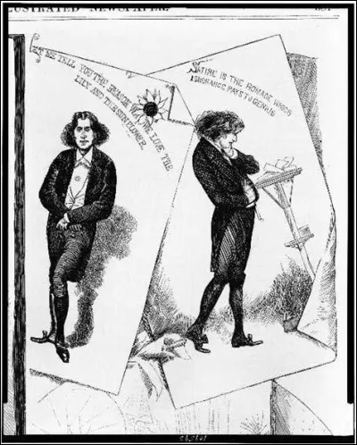 Influencé par Walter Pater (un professeur de l'université), il adhère à l'esthétisme. Quel sont ses symboles ?