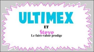 La tte de l'anti-hros Ultimex est en fait :