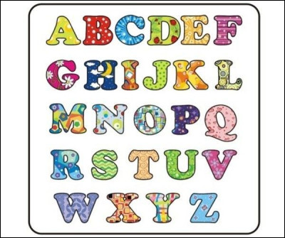 Ton prénom commence par la lettre...