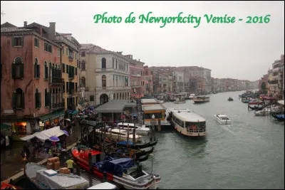 Quel est ce lieu, la principale artère maritime de la ville de Venise en Italie ?