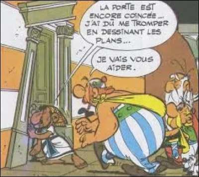 Comment se nomme l'architecte ami du druide dans Astérix et Cléopâtre ?
