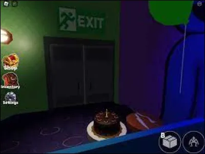 C'est la dernière nuit du jeu, tu as réussi à rallumer le courant. Red (celui qui donne les missions depuis le début du jeu) t'invite à une fête d'anniversaire pour te dire au revoir. Seulement, il y a un panneau qui dit qu'il faut faire attention aux ballons. Que fais-tu ?