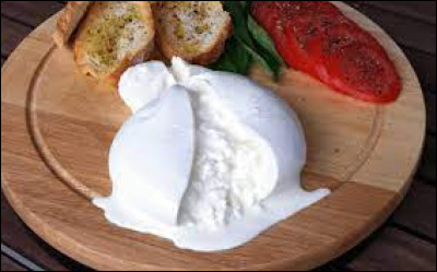Quel est ce fromage italien, proche de la mozzarella, au cur onctueux, car mélangé à de la crème ?