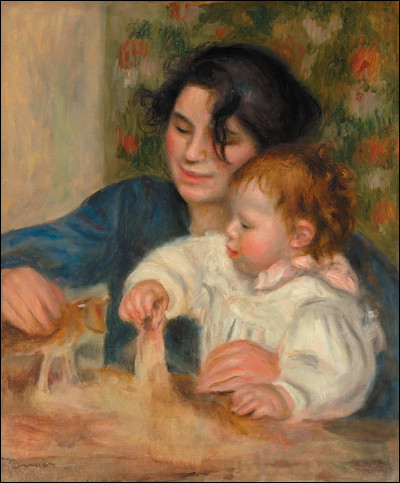 À quel peintre français du XIXe doit-on la toile "Gabrielle et Jean" ?