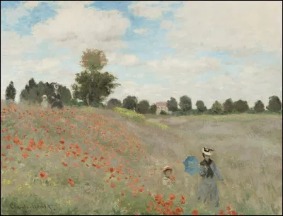Quel peintre impressionniste du XIXe a réalisé "Les Coquelicots" ?