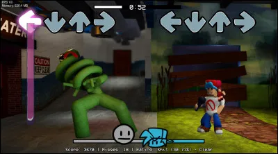 Oh, un monstre du jeu vidéo ''Rainbow Friends'' ! Comment s'appelle ce personnage ?