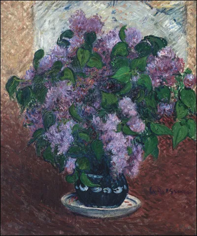 Qui est l'auteur de cette "Nature morte aux lilas" ?