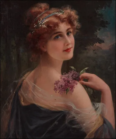 Qui a représenté cette "Femme avec un brin de lilas" ?