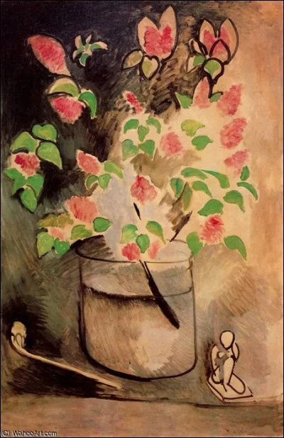 Il a intitulé son tableau "La Branche de lilas" :