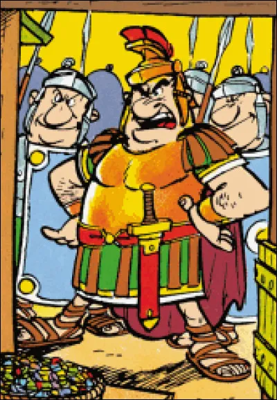 Retour dans "Le Tour de Gaule d'Astérix". À quel alcool ce centurion romain nommé Quintilius, que l'on rencontre à Camaracum (Cambrai), peut-il vous faire penser ?