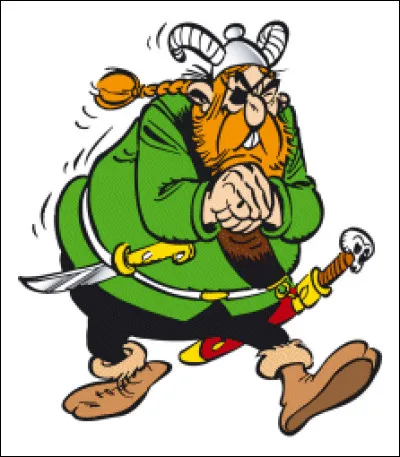 Ce pirate, présent dans quasiment tous les album d'Astérix (exceptés huit), fait référence à un autre pirate du même nom, de la bande dessinée "Barbe-Rouge". Lequel ?