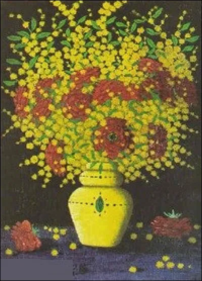 Qui a immortalisé ce bouquet de mimosas ?