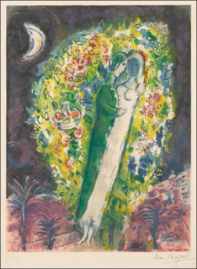 Qui a représenté ce "Couple dans les mimosas" ?