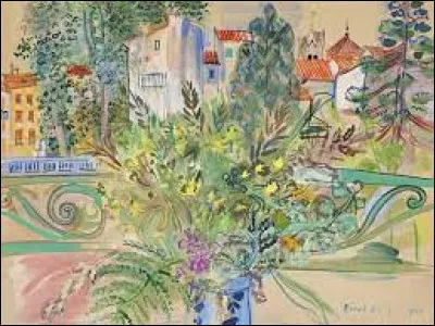 Qui a peint "Les Mimosas devant la fenêtre à Céret" ?