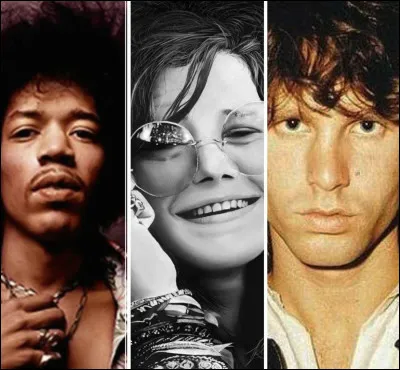 Je terminerai ce quiz, non pas pour faire l'apologie de la drogue, mais pour vous rappeler Woodstock, rendez-vous de tous les babas cool, des hippies, des consommateurs de drogue, source d'inspiration des plus grands musiciens. Parmi ces artistes de légende, combien y ont laissé leur vie ? Lesquels, parmi le club des 27, sont décédés suite à une overdose ?