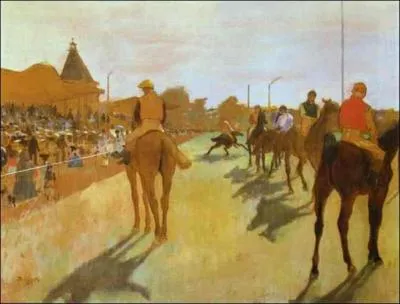 Quel peintre impressionniste a ralis 'Chevaux de course' ?