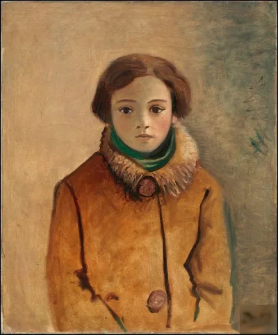 Quel peintre est l'auteur du tableau "Geneviève Taillade en veste orange" ?