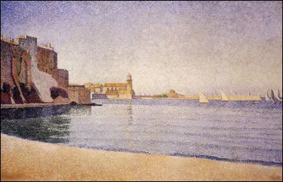 Quel pointilliste a réalisé la toile "Collioure" ?