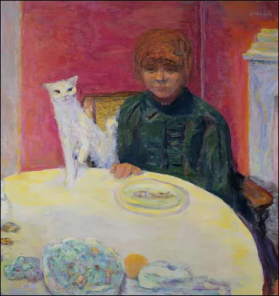 Quel peintre a réalisé "Femme avec chat" ?