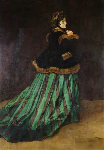 Qui a réalisé "Femme en robe verte" ?