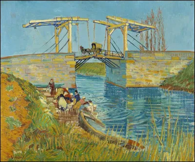 Qui a réalisé "Le Pont-levis près d'Arles" ?