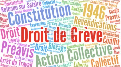 Le droit de grève a une véritable valeur constitutionnelle sous la Ve République depuis...