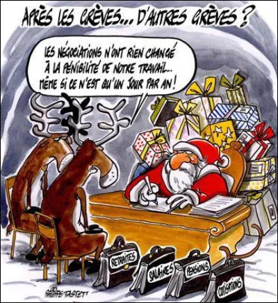 Dans la fonction publique, un gréviste se voit retirer de son salaire, au minimum,...