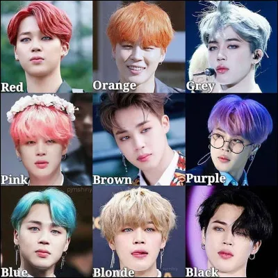 Et la couleur de cheveux de Jimin ?