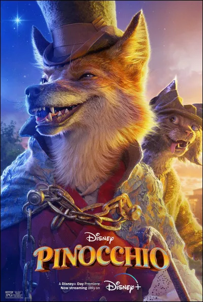 Comment s'appelle le renard dans ''Pinocchio'' ?