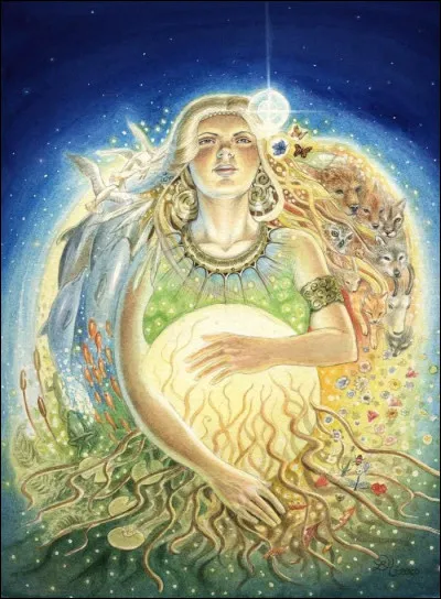 Quelle divinité est avec Jörð ?